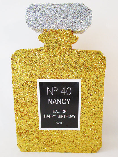 Styrofoam perfume bottle - Designs by Ginny