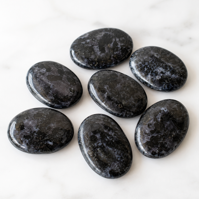 Larvikite Pocket Stones (Breaking Addictions and Clairvoyance )