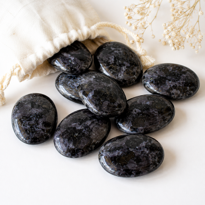 Larvikite Pocket Stones (Breaking Addictions and Clairvoyance )