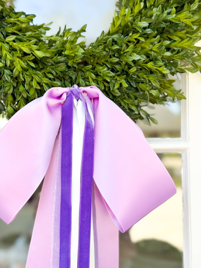 Lavender Grace Tea Leaf Wreath