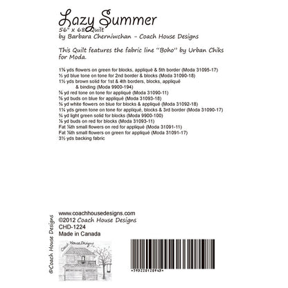 Lazy Summer Quilt Pattern