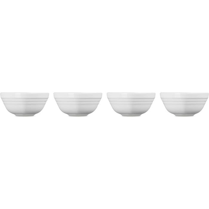 Le Creuset  Mini Heart Bowls Set of 4 - White