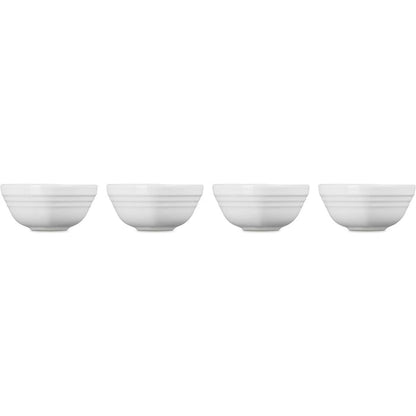 Le Creuset  Mini Heart Bowls Set of 4 - White