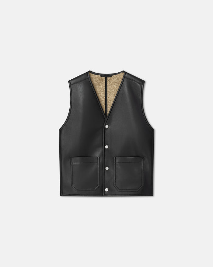 Leevi - Reversible vest - Cornstalk/Black