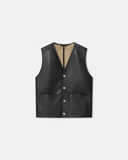 Leevi - Reversible vest - Cornstalk/Black