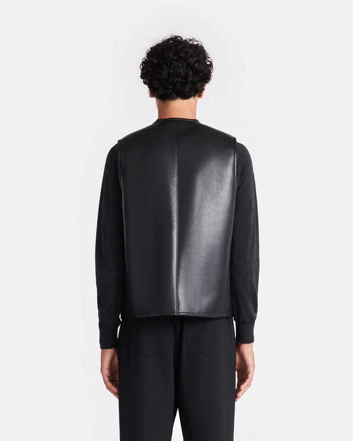 Leevi - Reversible vest - Cornstalk/Black