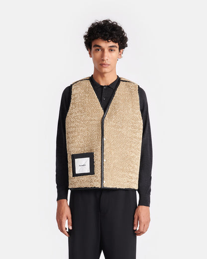 Leevi - Reversible vest - Cornstalk/Black