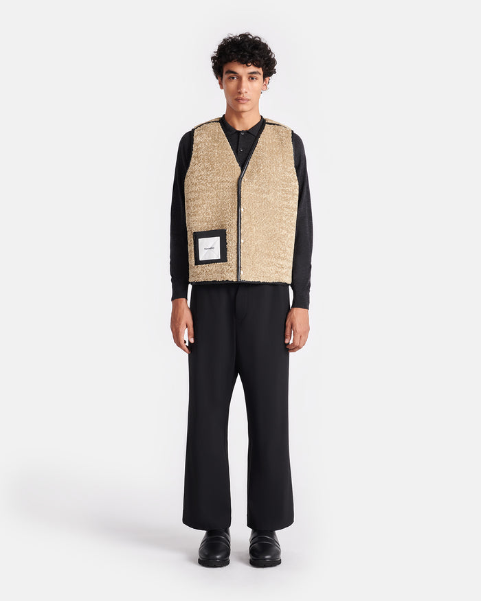 Leevi - Reversible vest - Cornstalk/Black