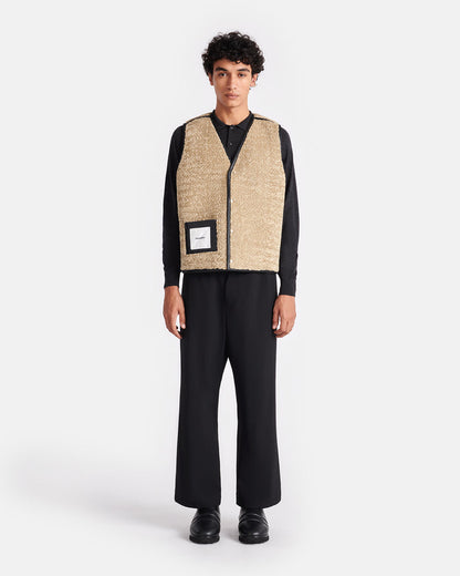 Leevi - Reversible vest - Cornstalk/Black