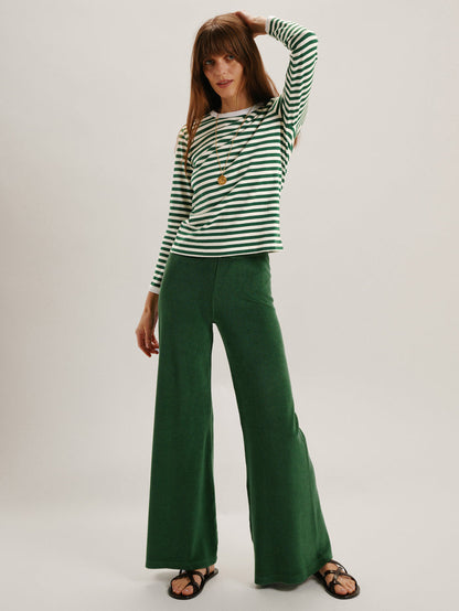 Grass-Ivory Stripe