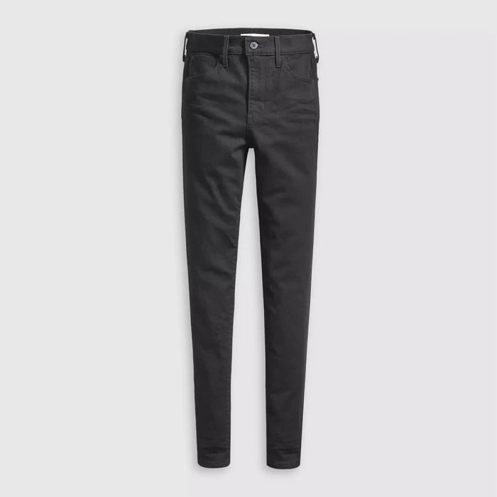 Levis Womens 720 Hi-Rise Super Skinny Black Squared 52797-0022