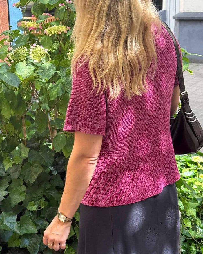Lido wrap cardigan by Hanne Falkenberg, knitting pattern