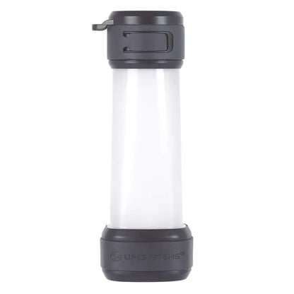 Lifesystems Intensity Rechargeable 552 Lumens LED Lantern shown from the rear on a white background