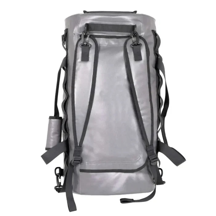 Lifeventure Heavy Duty Dry Bag Duffle 60L carry strap details on a white background
