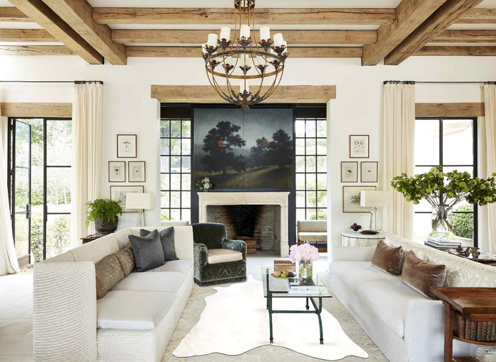 Light Grey Cowhide Rug #B4539
