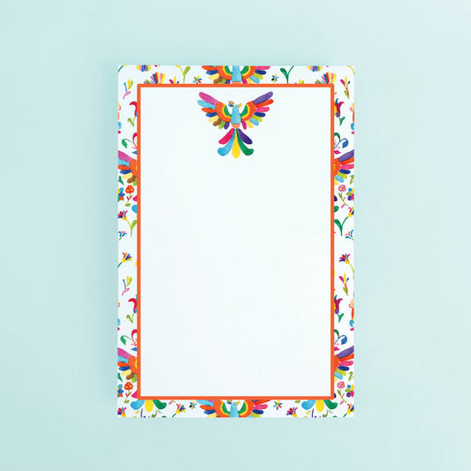List Note Pad Otomi Pattern