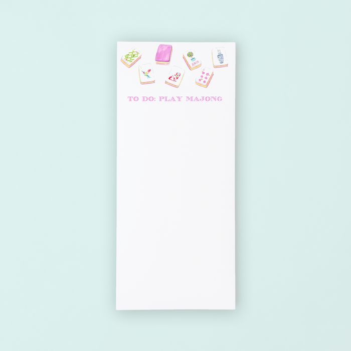 List Note Pad Play Mahjong