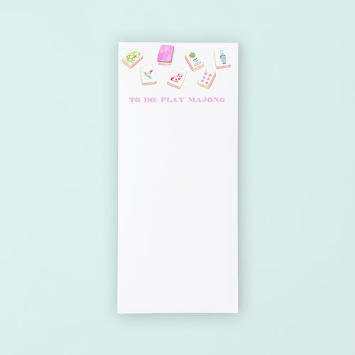 List Note Pad Play Mahjong