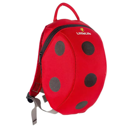 Littlelife Ladybird Kids Backpack shown from the front on a white background