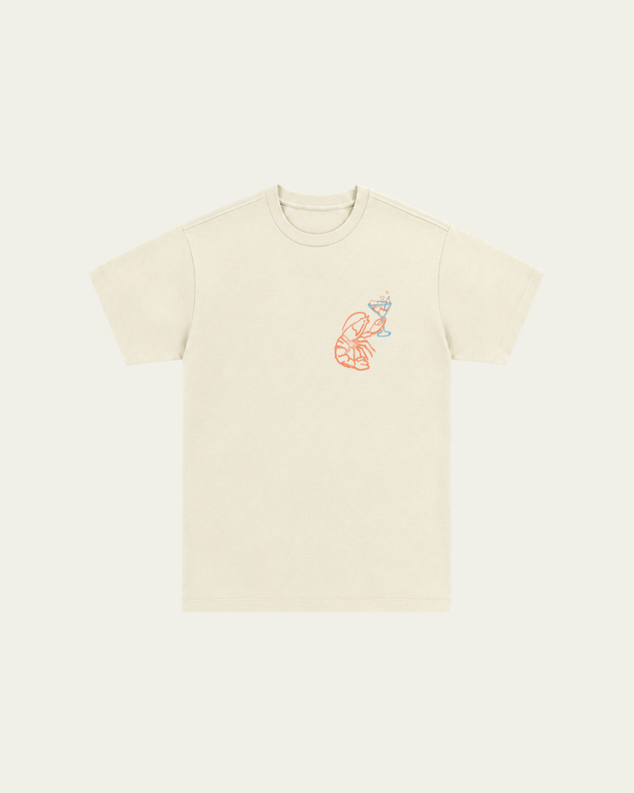 LOBSTER LOVE OFF WHITE TEE