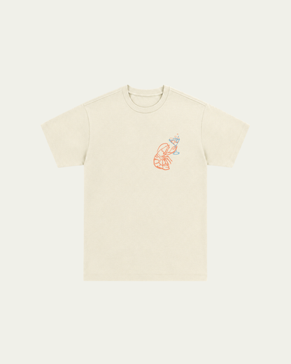 LOBSTER LOVE OFF WHITE TEE