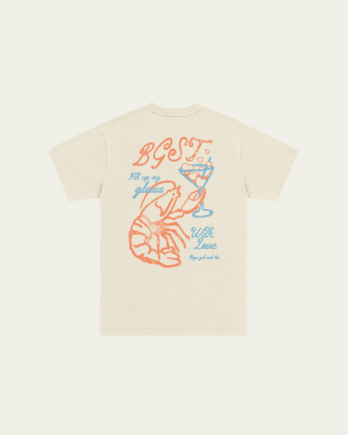 LOBSTER LOVE OFF WHITE TEE