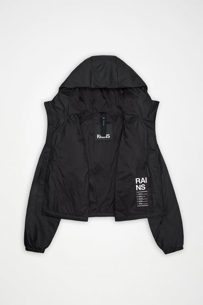 RAINS Lohja Short Insulated Jacket Black Jacket