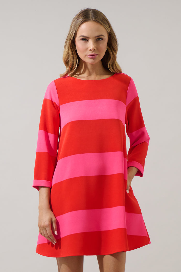 Lolli Stripe Lonna Shift Mini Dress