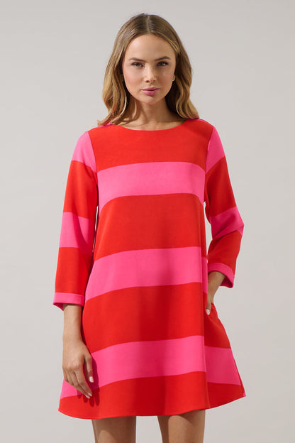 Lolli Stripe Lonna Shift Mini Dress
