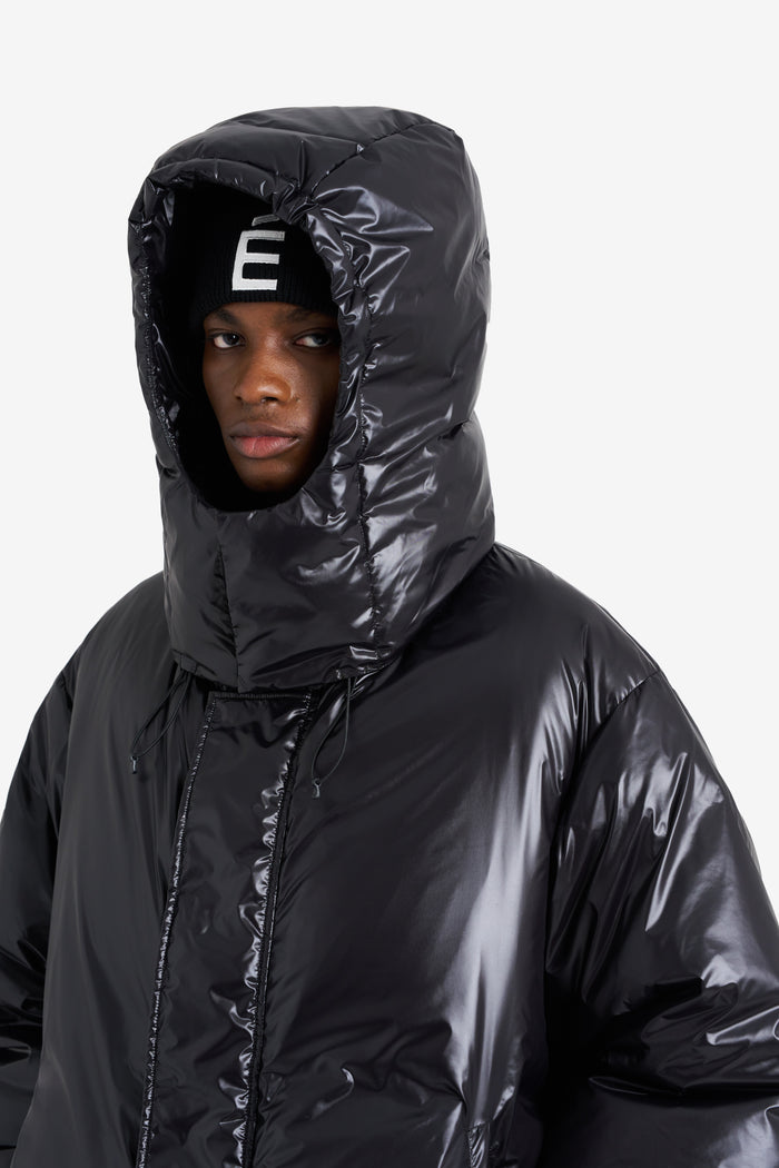 ETUDES STUDIO LONG DOWN PARKA SHINY BLACK 5