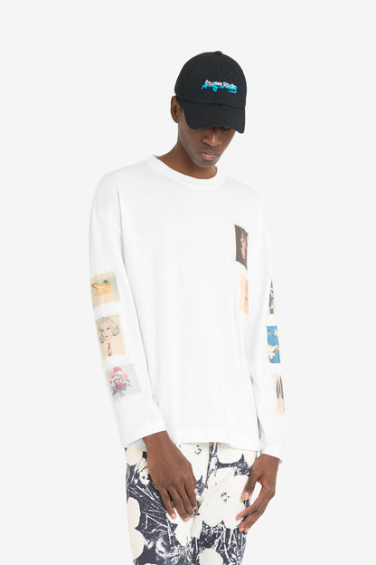 ETUDES STUDIO + ANDY WARHOL LONG SLEEVES RELAX T-SHIRT POLAROID WHITE 3