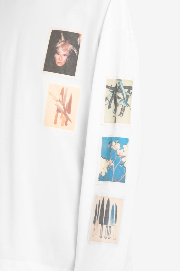 ETUDES STUDIO + ANDY WARHOL LONG SLEEVES RELAX T-SHIRT POLAROID WHITE 4
