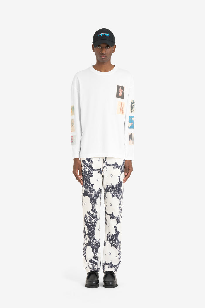 ETUDES STUDIO + ANDY WARHOL LONG SLEEVES RELAX T-SHIRT POLAROID WHITE 2