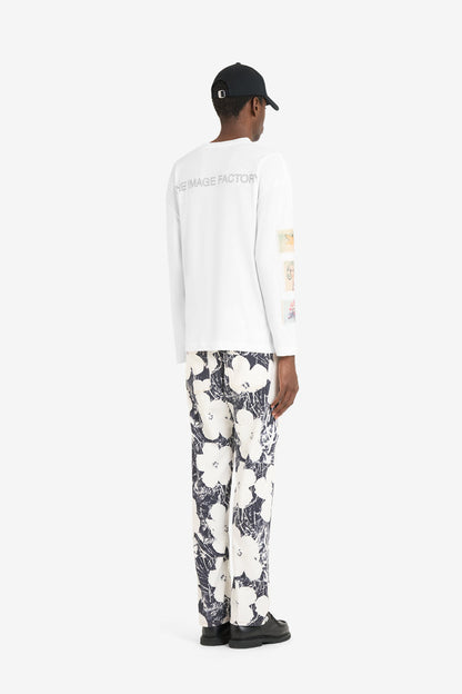 ETUDES STUDIO + ANDY WARHOL LONG SLEEVES RELAX T-SHIRT POLAROID WHITE 5