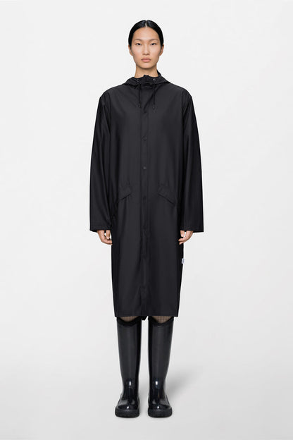 RAINS Longer Jacket Black Jacket