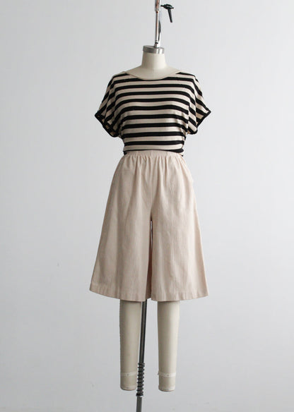 longline parchment shorts