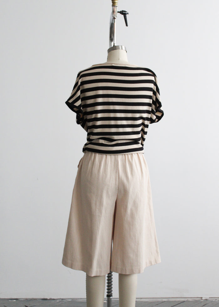 longline parchment shorts