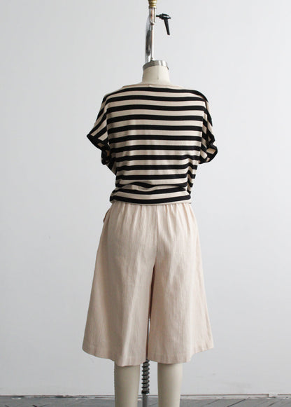 longline parchment shorts