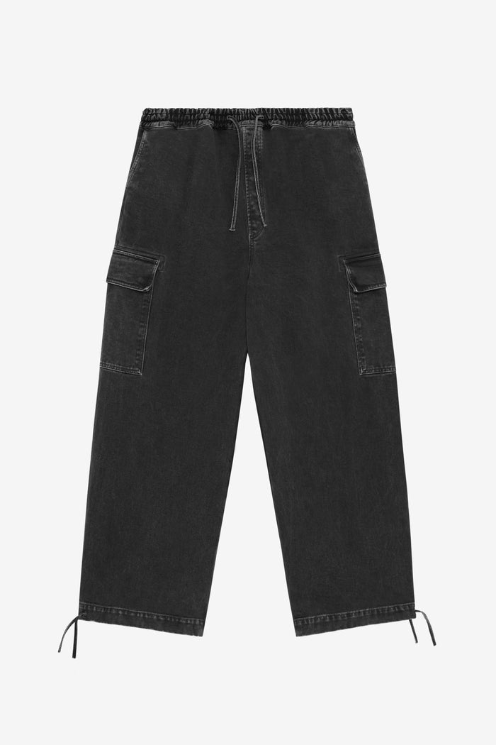 ETUDES STUDIO LOOSE CARGO PANT BLACK 1