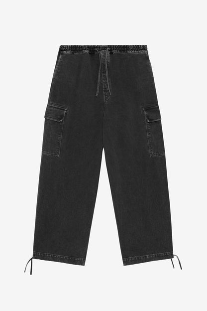 ETUDES STUDIO LOOSE CARGO PANT BLACK 1