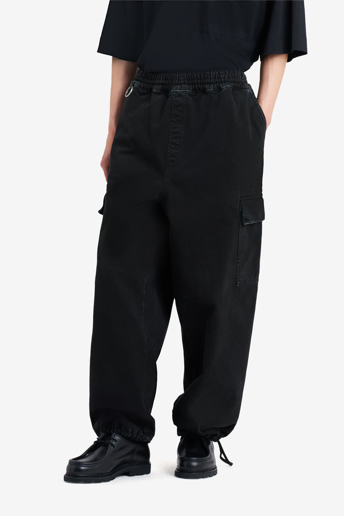 ETUDES STUDIO LOOSE CARGO PANT BLACK 3