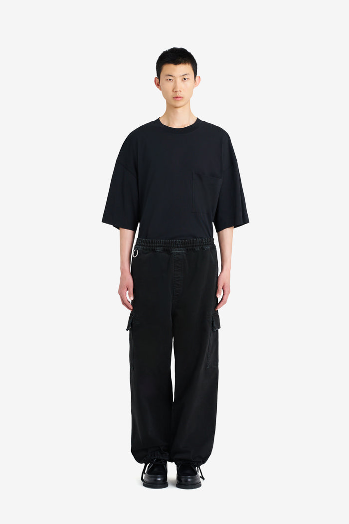 ETUDES STUDIO LOOSE CARGO PANT BLACK 2