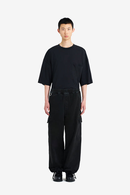 ETUDES STUDIO LOOSE CARGO PANT BLACK 2