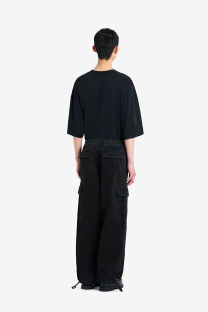 ETUDES STUDIO LOOSE CARGO PANT BLACK 5