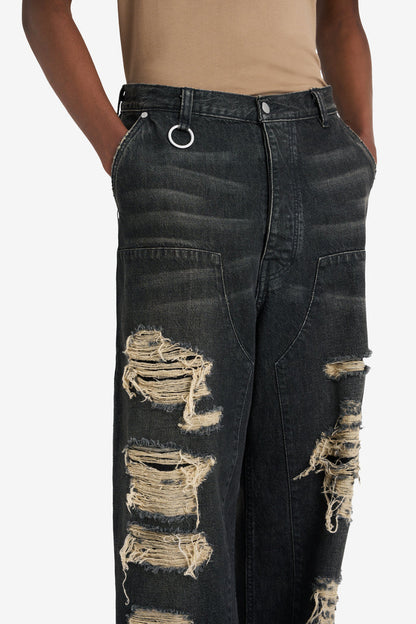 ETUDES STUDIO LOOSE CARPENTER PANT BLACK 4