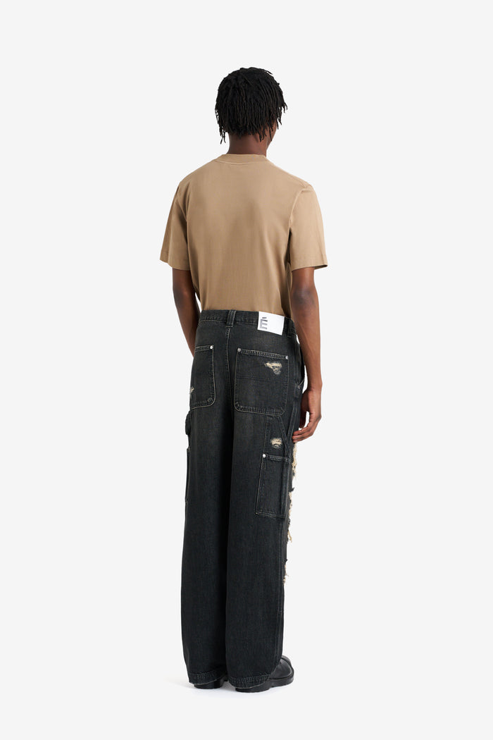 ETUDES STUDIO LOOSE CARPENTER PANT BLACK 5