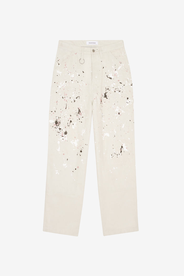 ETUDES STUDIO LOOSE CARPENTER PANT ECRU 1