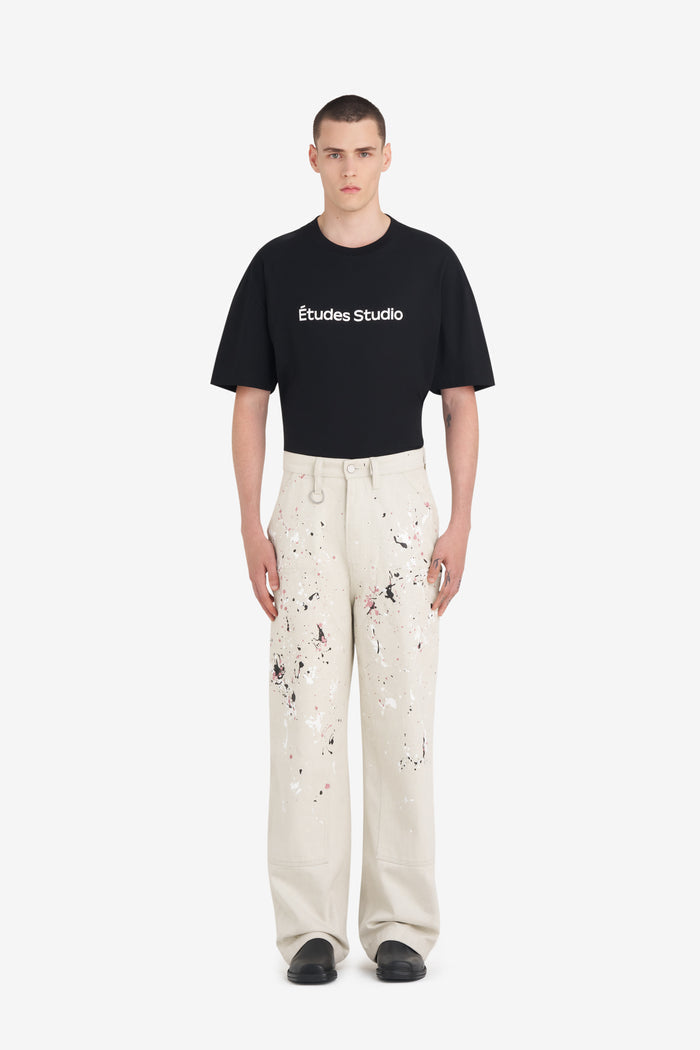ETUDES STUDIO LOOSE CARPENTER PANT ECRU 3