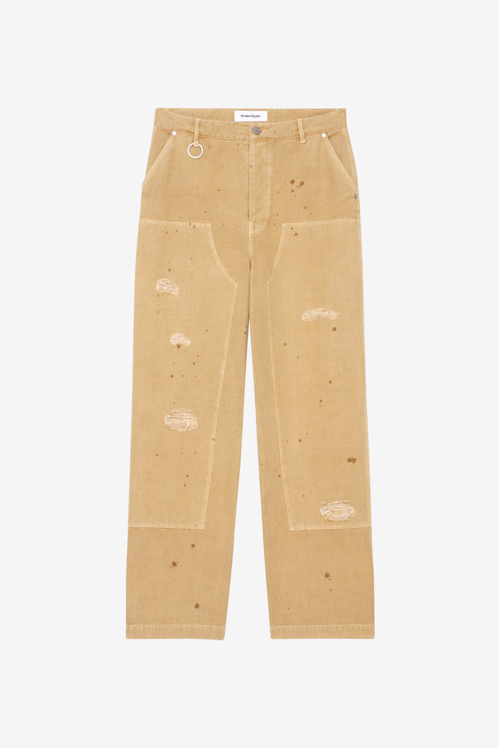 ETUDES STUDIO LOOSE CARPENTER PANTS CAMEL 1