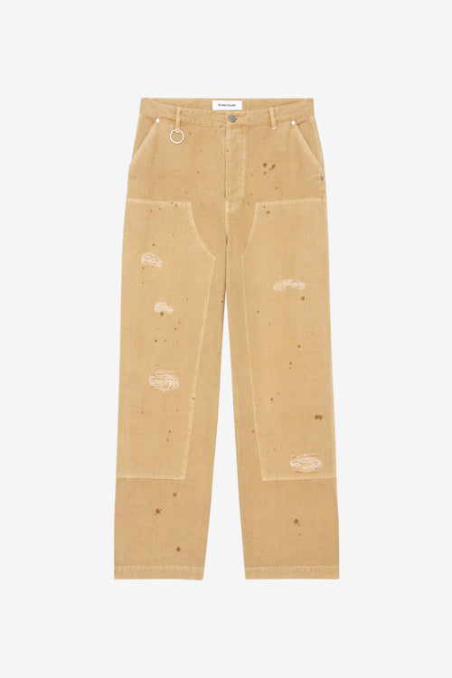ETUDES STUDIO LOOSE CARPENTER PANTS CAMEL 1